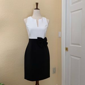 Kate Spade black/white cocktail dress. Worn once.